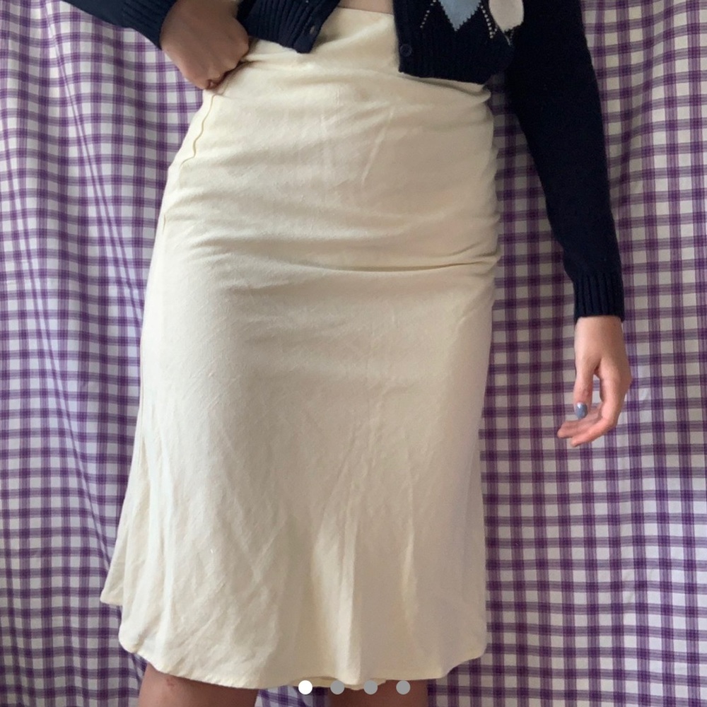 NWT Ivory midi skirt XS Nordstrom 90s y2k